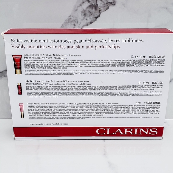 NWT Clarins Super Restorative Multi Intensive Gift Set - Picture 2 of 2